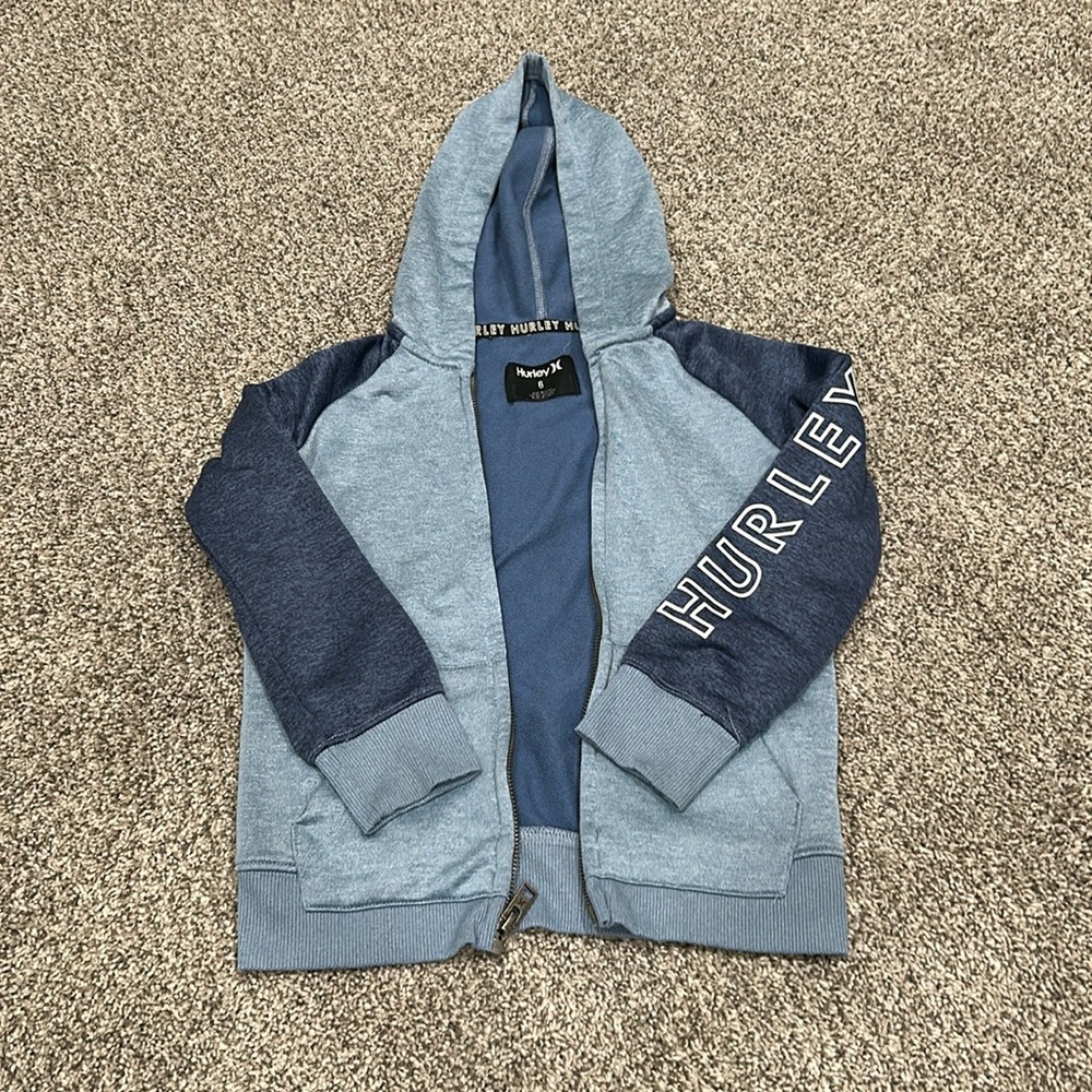 Boys Hurley zip-up hoodie